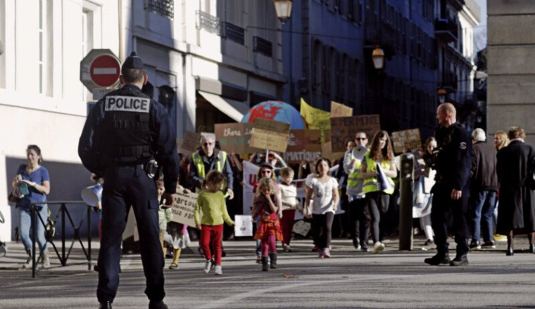 Soutien contre la répression policière à Chambéry
