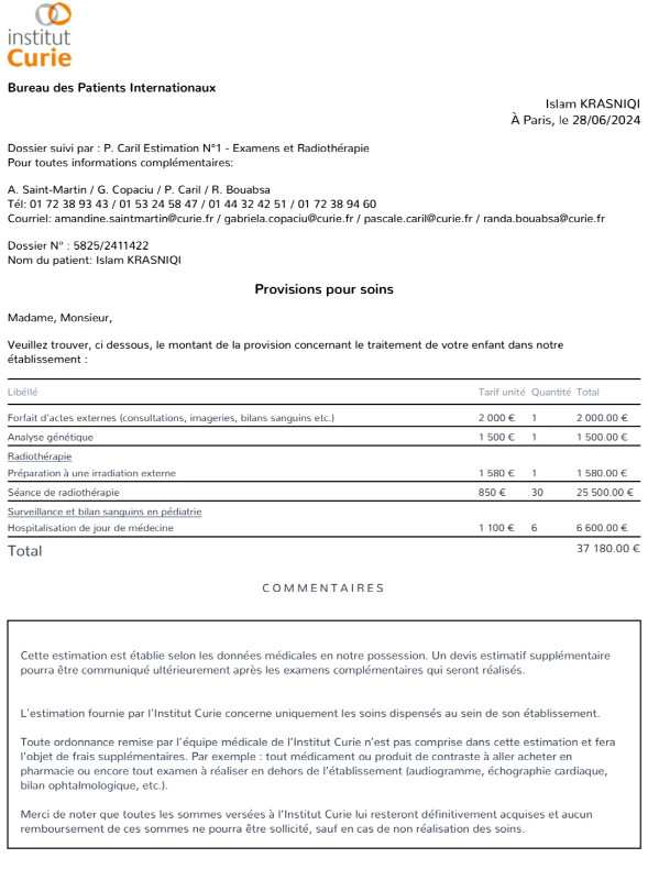 Image justificative de la cagnotte