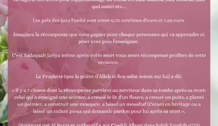 Image justificative de la cagnotte