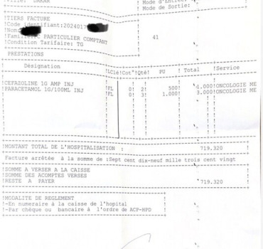 URGENCE MEDICALE ONCOLOGIE SENEGAL