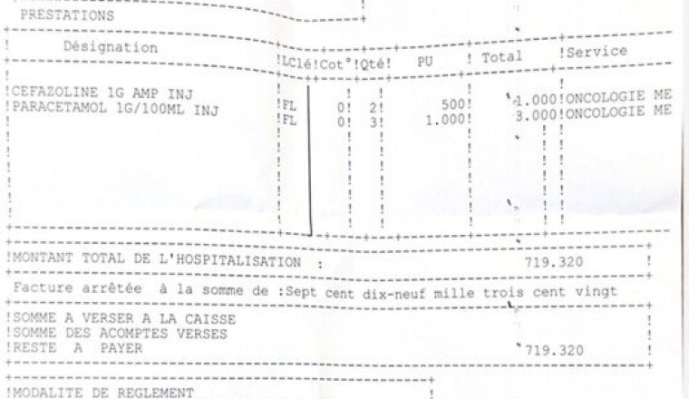 URGENCE MEDICALE ONCOLOGIE SENEGAL