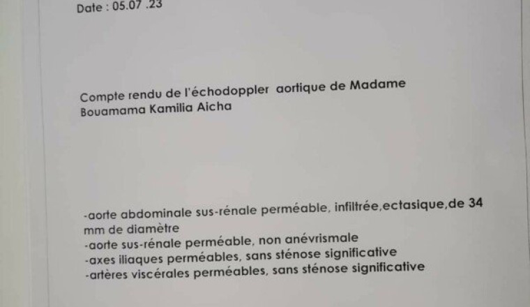 Sauvez une vie ! Aidez Camilia !