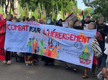 Soutien au collectif combat pour l'hébergement 93