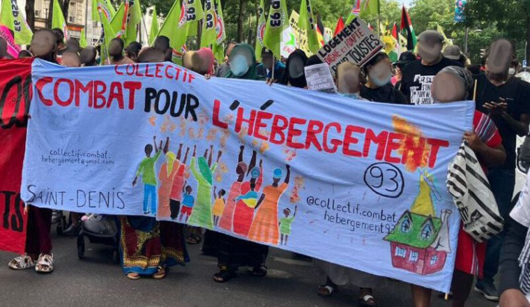 Soutien au collectif combat pour l'hébergement 93