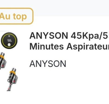 Crémaillère Nadia aspirateur balai