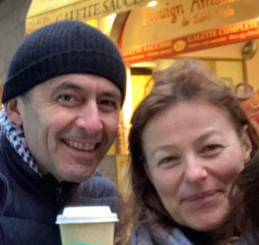 Carl anniv & Marion