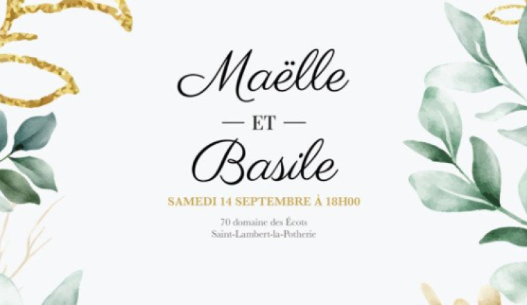 PACS - Maëlle & Basile 💍