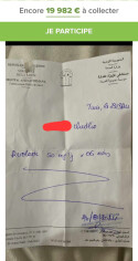Image justificative de la cagnotte