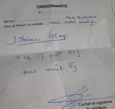 Aide pour frais de chimiothérapie pour ma Tante