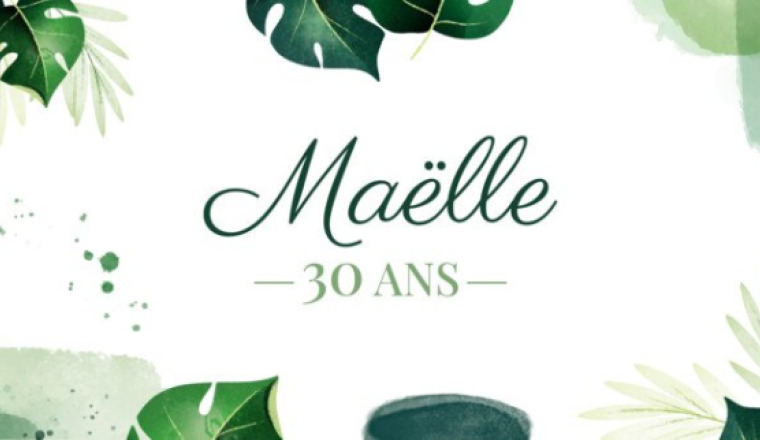 30 ans de Maëlle