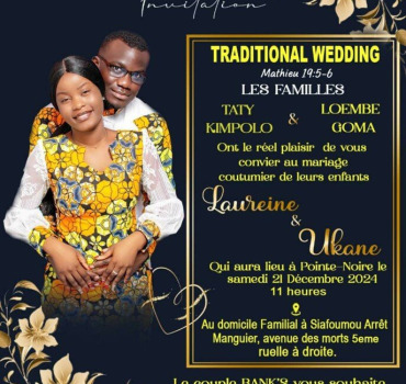 Soutien mariage coutumier