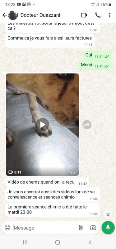 Image justificative de la cagnotte