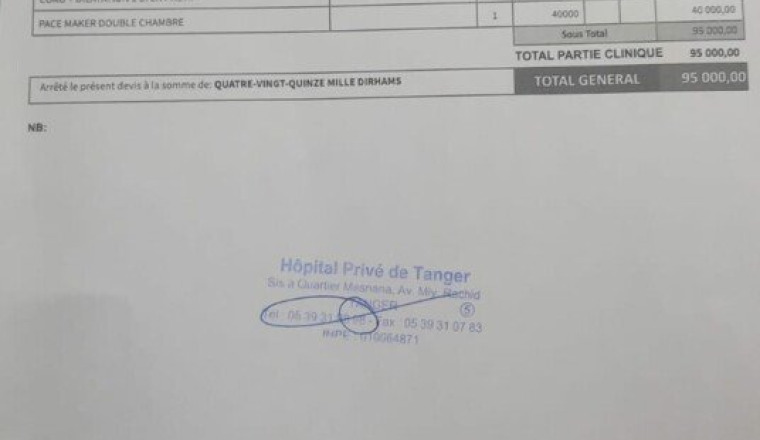 Un pacemaker pour Fatima