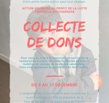Collecte de dons pour les Glycogénoses !!
