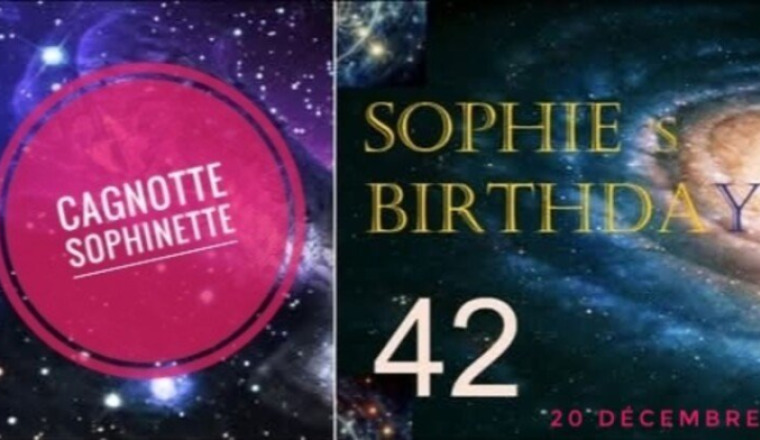 💫 Cagnotte Anniversaire Sophie 💫