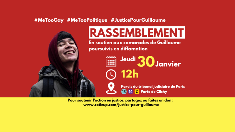 #MeTooGay Aidez nous à porter la voix de Guillaume