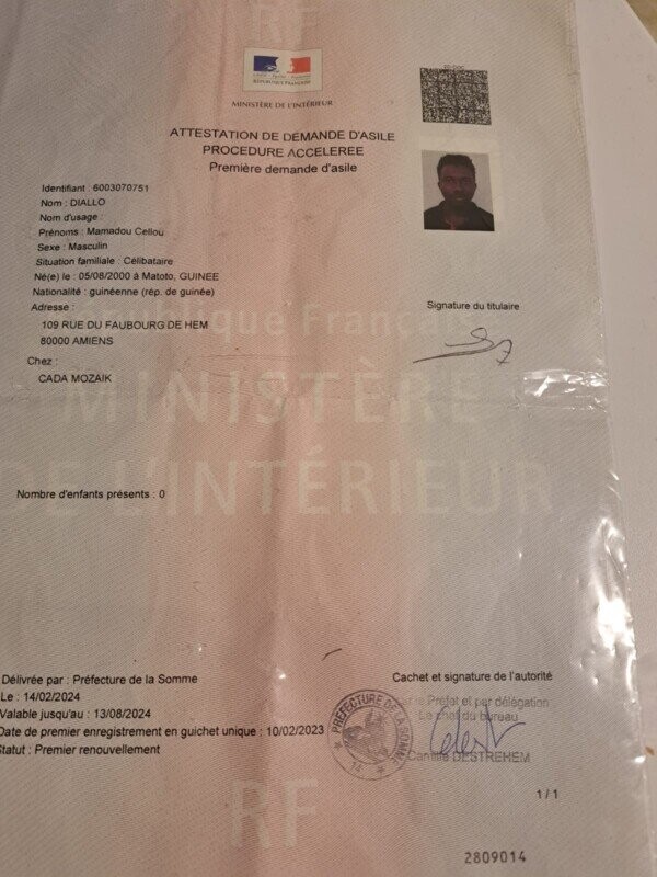 Pour notre frère Mamadou Cellou Diallo décédé