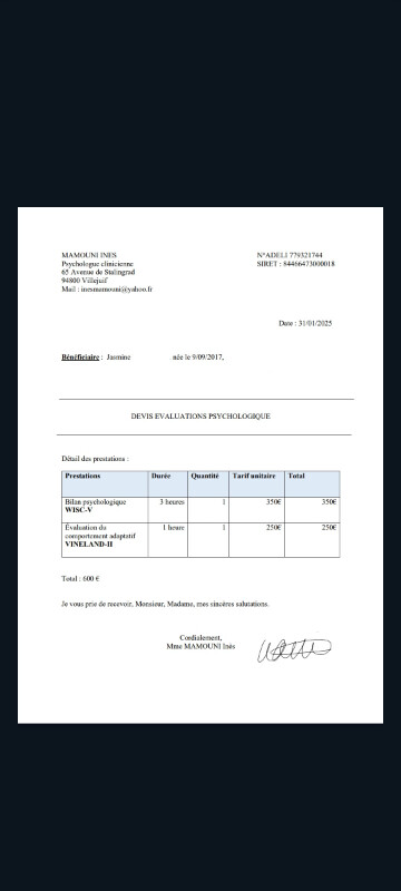 Image justificative de la cagnotte