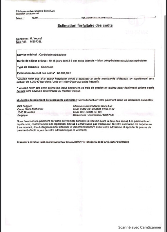 Image justificative de la cagnotte