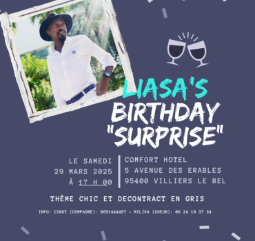 Anniversaire Surprise de Guy/Liasa