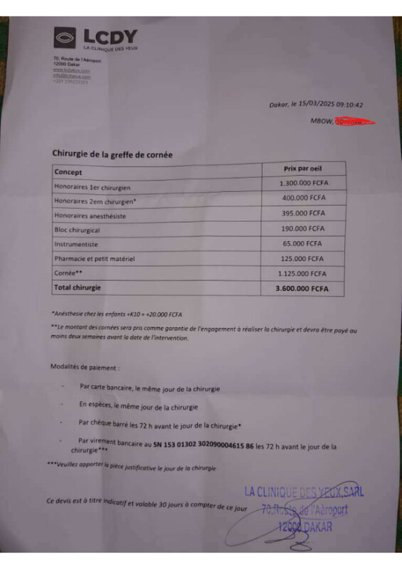 Image justificative de la cagnotte