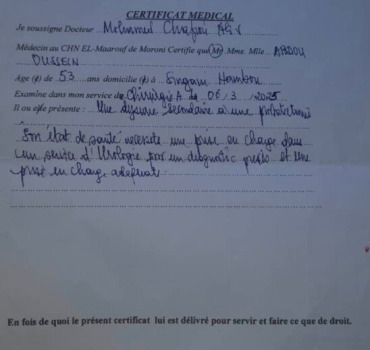 Assistance médicale