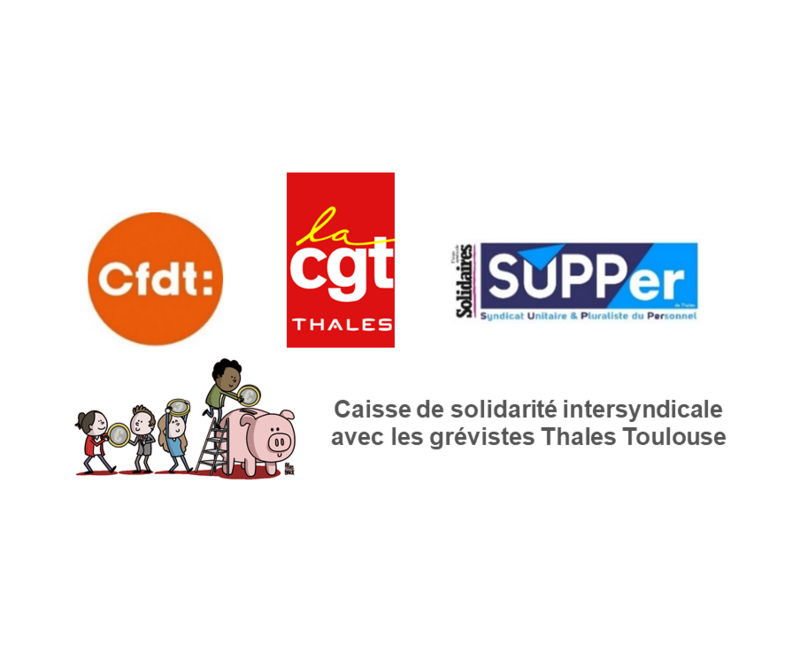 Caisse de grève intersyndicale Thales Toulouse