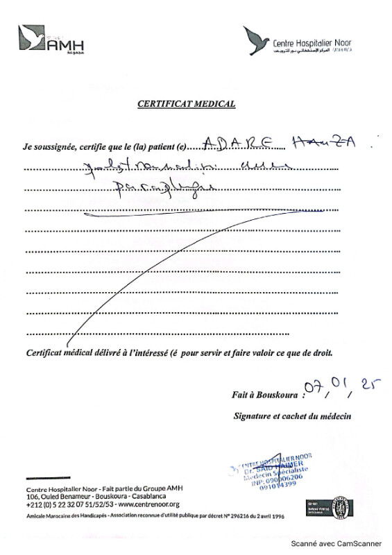 Image justificative de la cagnotte