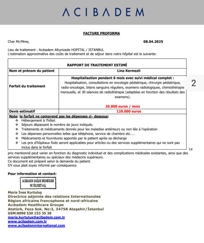 Image justificative de la cagnotte