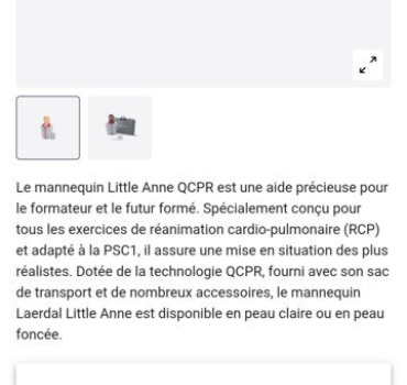 Pour andrej qui souhaite offrir un mannequin qcpr