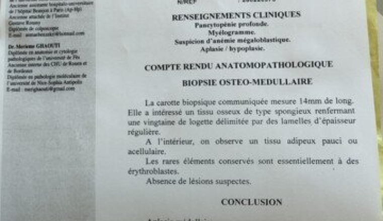 Soins pour Chaima