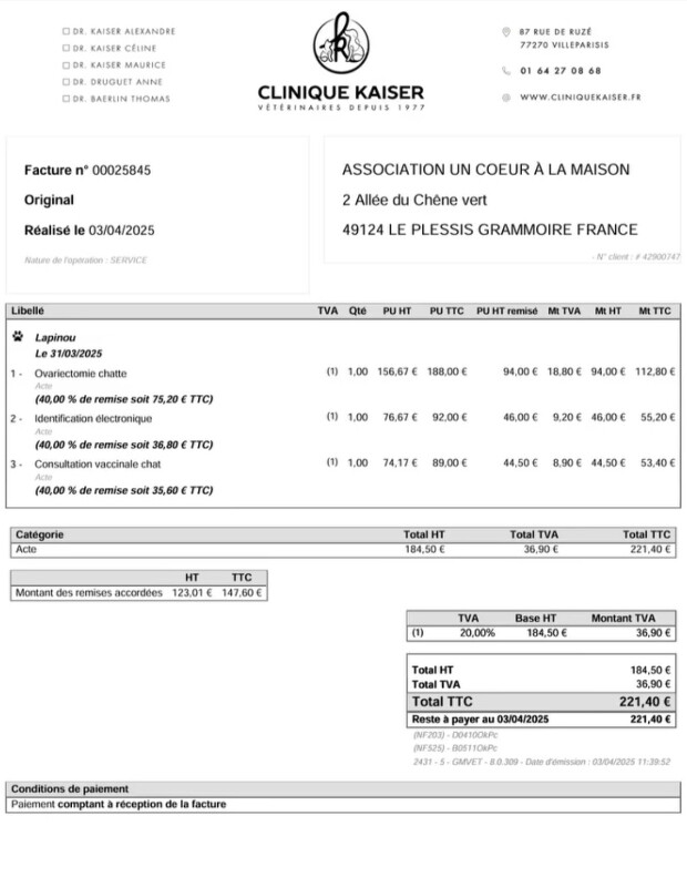 Image justificative de la cagnotte