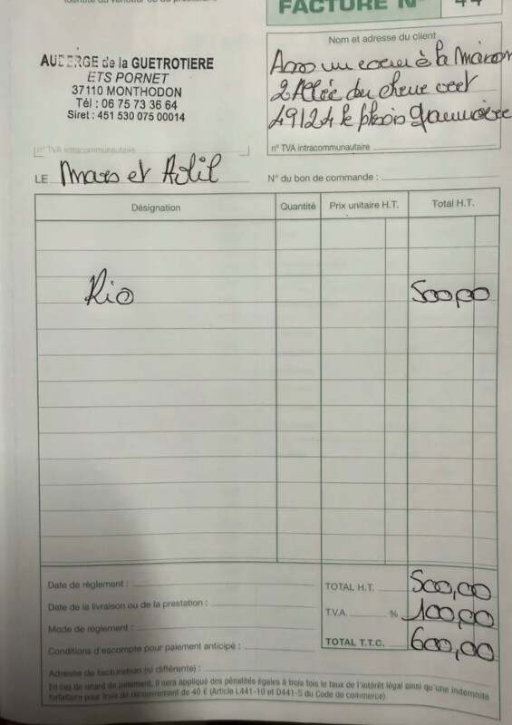Image justificative de la cagnotte