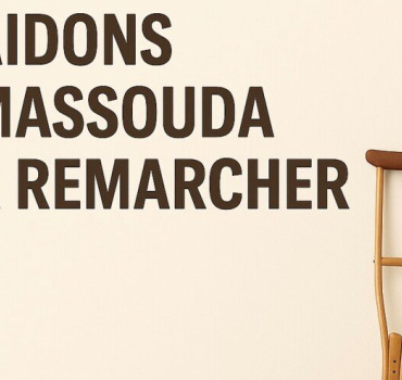 Pour que Massouda puisse remarcher