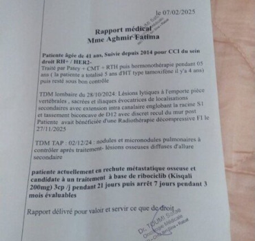 Pour Fatima aghmir