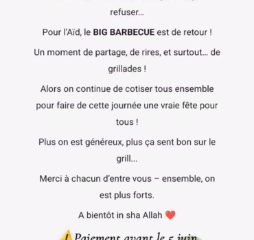 Big BarbecueRepas Convivial avec la grande famille