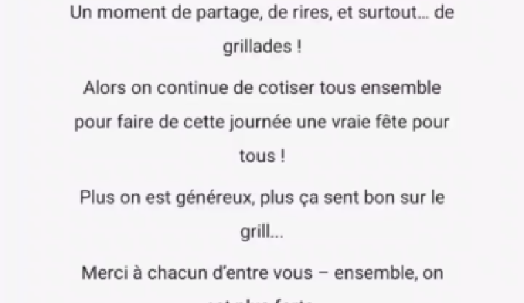 Big BarbecueRepas Convivial avec la grande famille