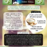 Confiiez-nous votre Fidya, Compensation