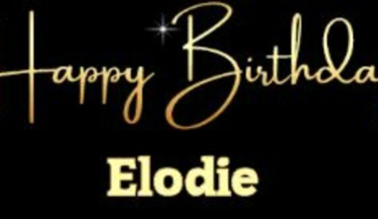 Bday Elodie