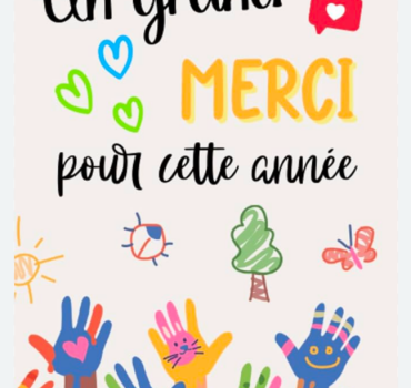 Remerciements Mr Tizaf et Mme Rolland