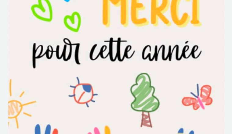Remerciements Mr Tizaf et Mme Rolland