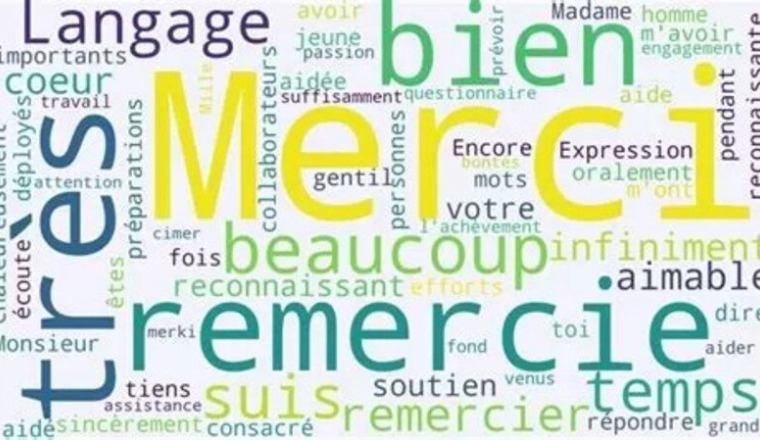 Remercier tous les collègues partants