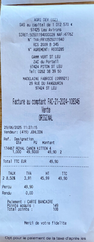 Image justificative de la cagnotte