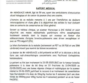 Soutien pour la guérison d’Amar