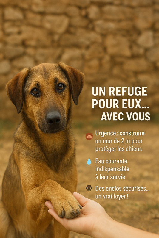 A permanent shelter for Chiens du Maroc Espoir
