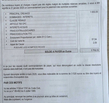 Famille en voie d'expulsion