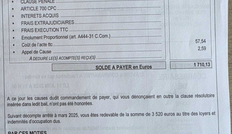 Famille en voie d'expulsion