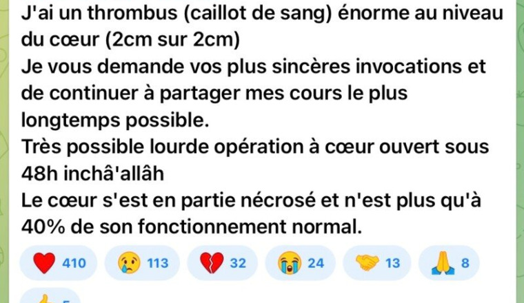 Pour notre frère Samy Philippe chaouche
