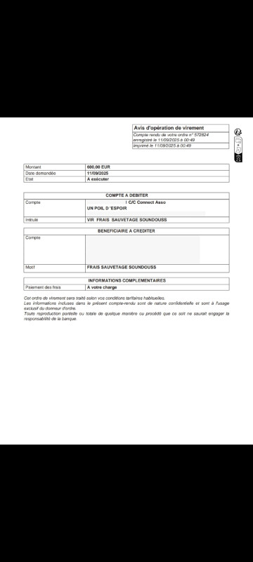 Image justificative de la cagnotte
