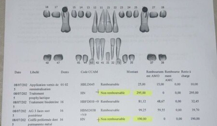 Une nouvelle dentition pour Mohammed